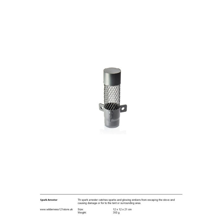 Spark Arrestor for Loki Stove fact sheet