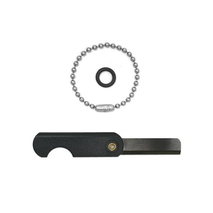 Micro EDC Keychain Mini Ceramic Folding Razor Blade