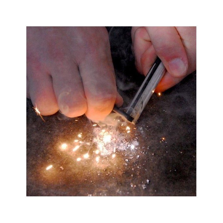 WAZOO - Mini Ceramic Folding Blade makes the perfect Striker for a Firesteel