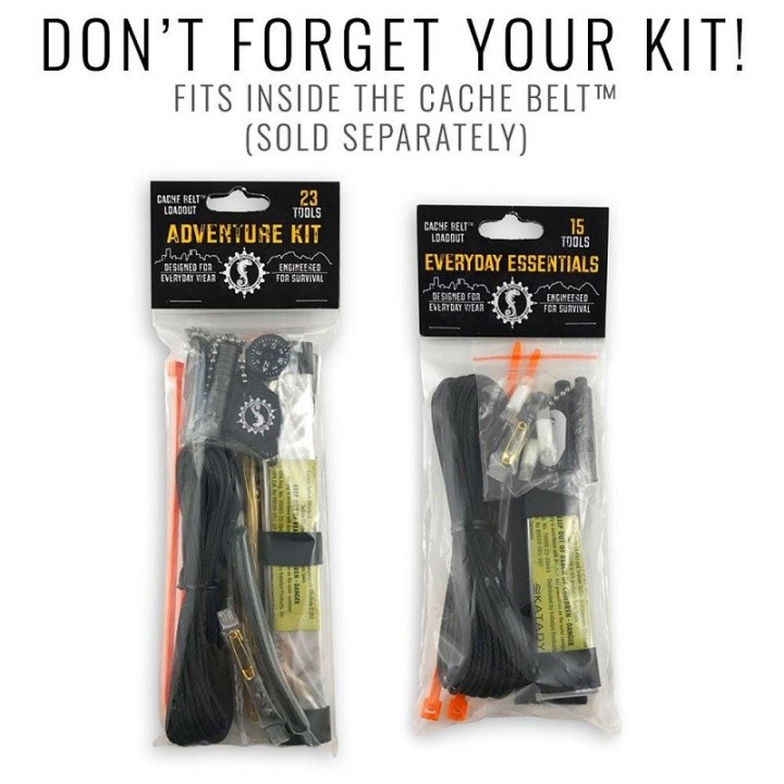Wazoo Cache Belt - optional kits