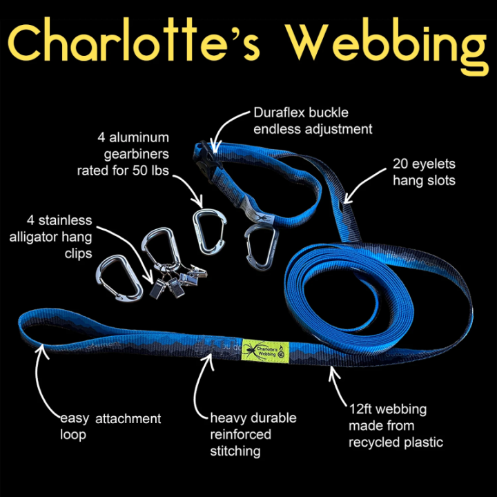 Outdoor Element Charlottes Webbing  Features