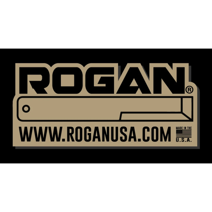 rogan sticker - line drawing of foreman tool