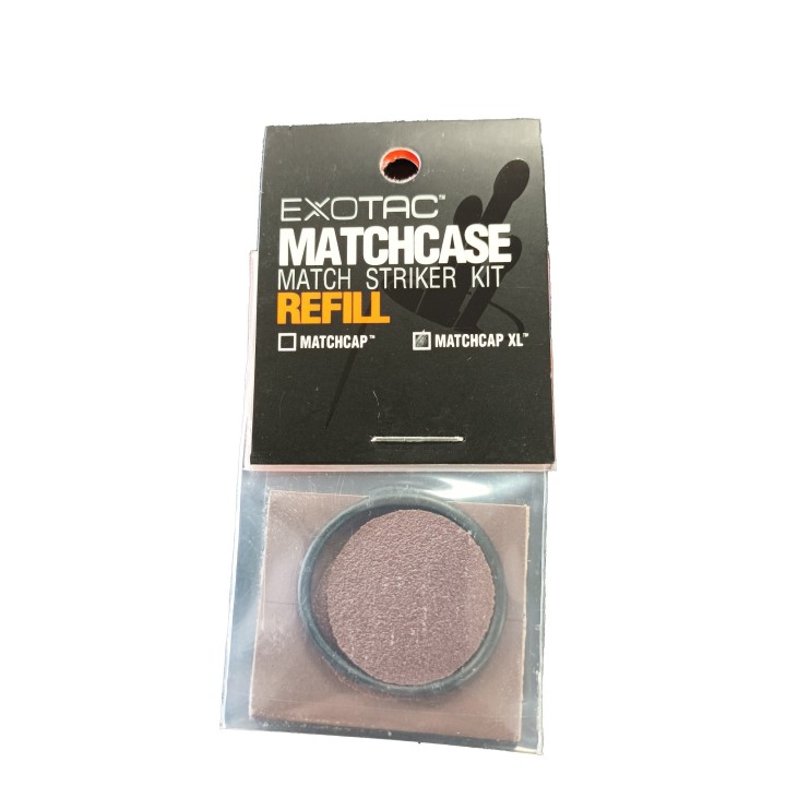exotac matchcap xl refill replacement o-ring and striking surfaces