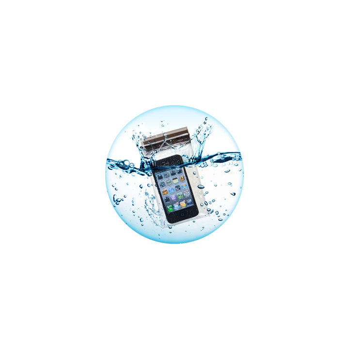 aloksak bag phone in water